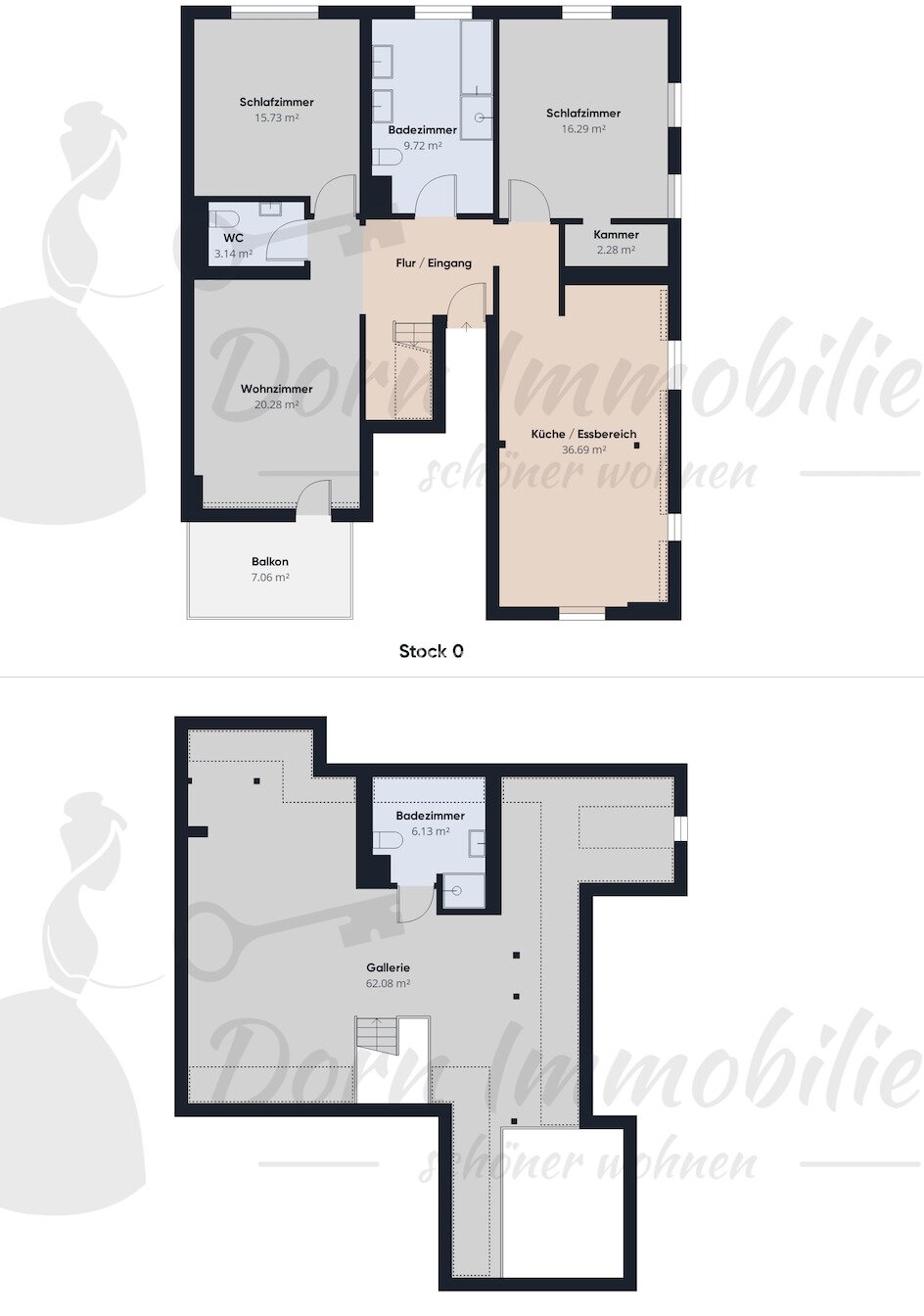 AKTUELL NEU VERMIETET: Herrliche großzügige Maisonette mit offener Empore in Oberplanitz 