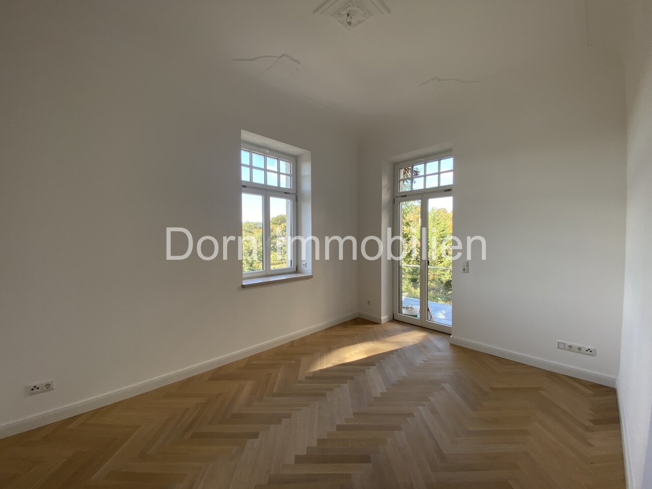 VERMIETET: Traumhafte Etagenwohnung mit EBK, Terrasse und Garten in Greiz zur Vermietung + virtueller Rundgang