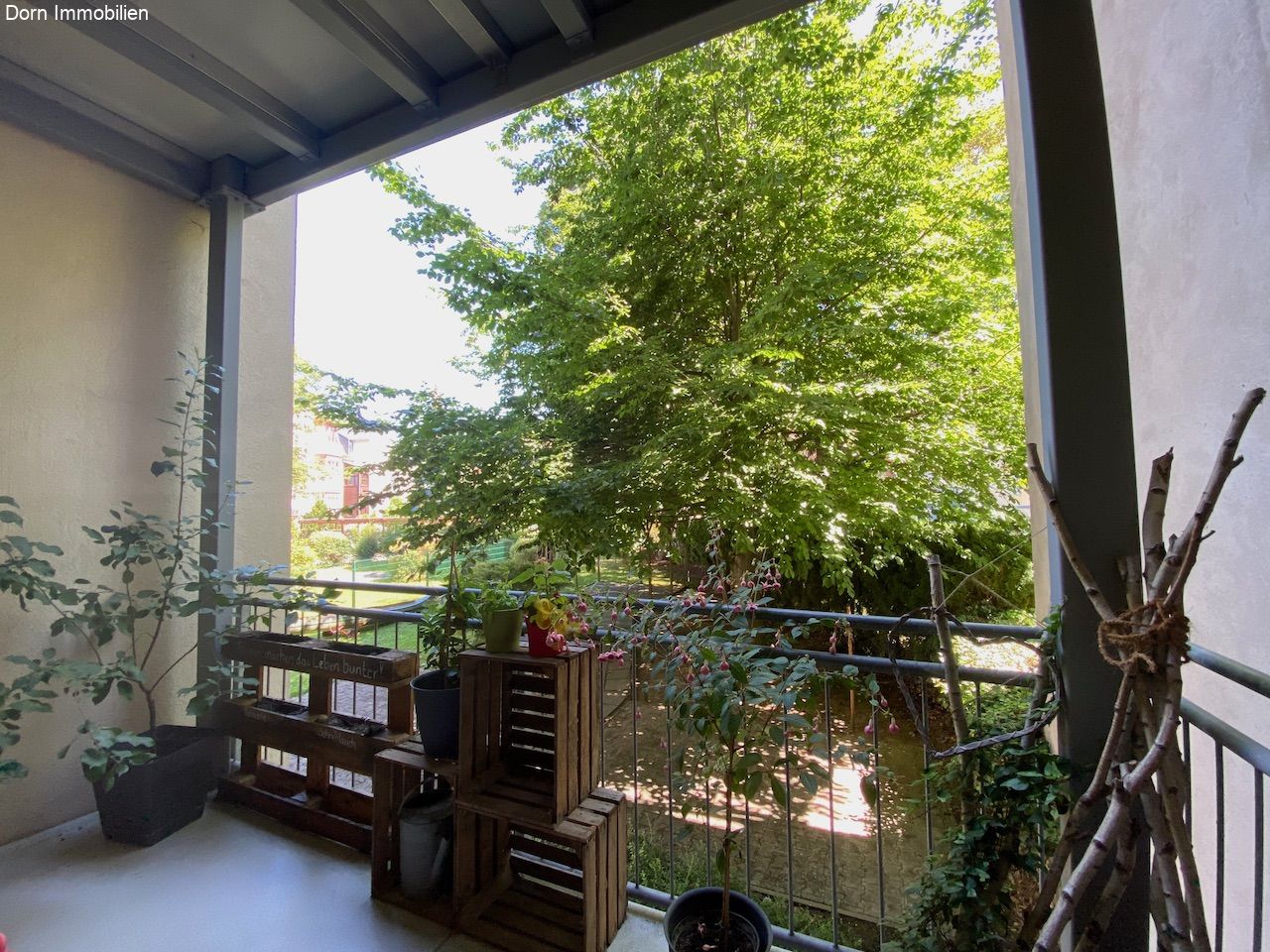 Schön geschnittene Wohneinheit mit Balkon in's Grüne