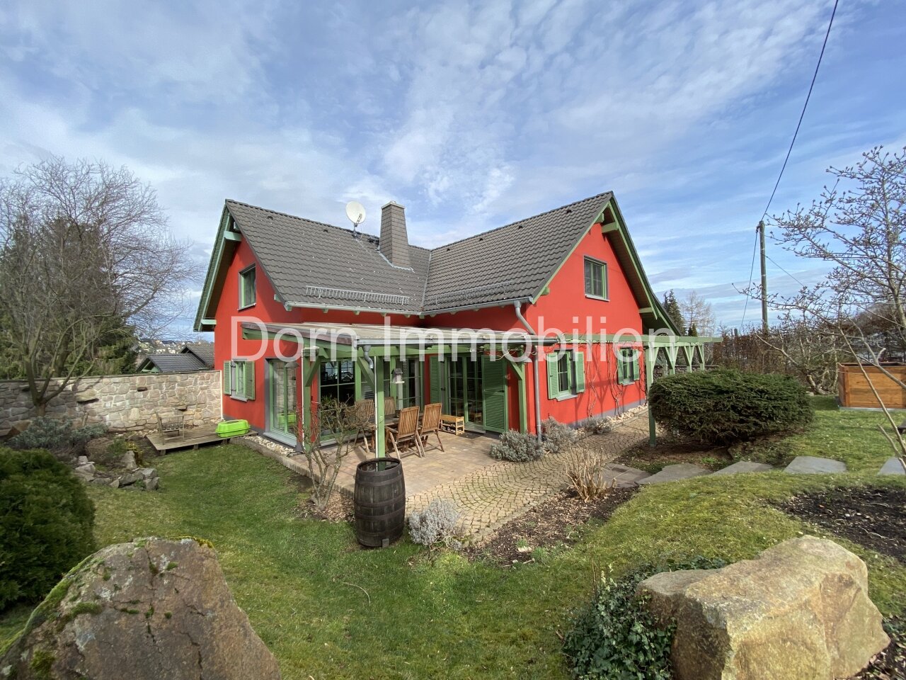 Außenansicht Gartenseite Außenansicht Gartenseite